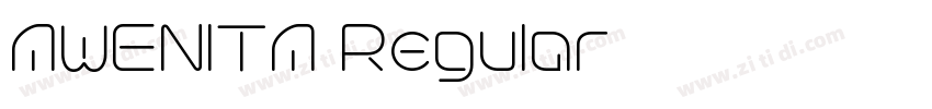 AWENITA Regular字体转换 AWENITA Regular字体转换